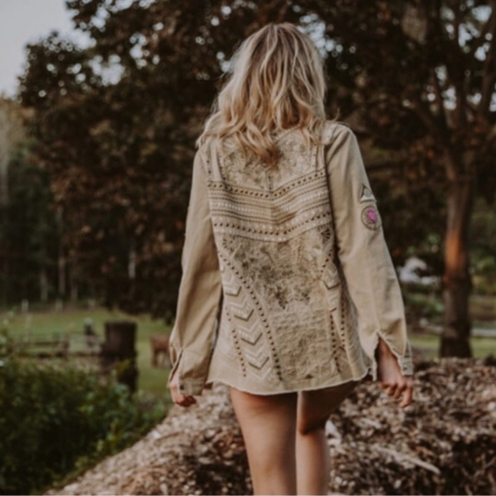 Spell Wanderer Jacket Taupe Size Small